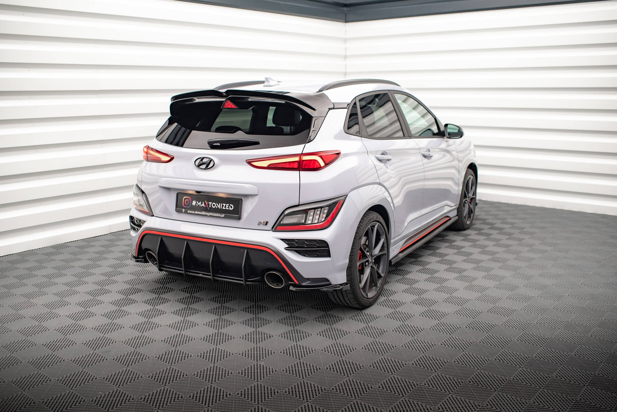 Rear Side Splitters V.1 Hyundai Kona Mk1 - 2