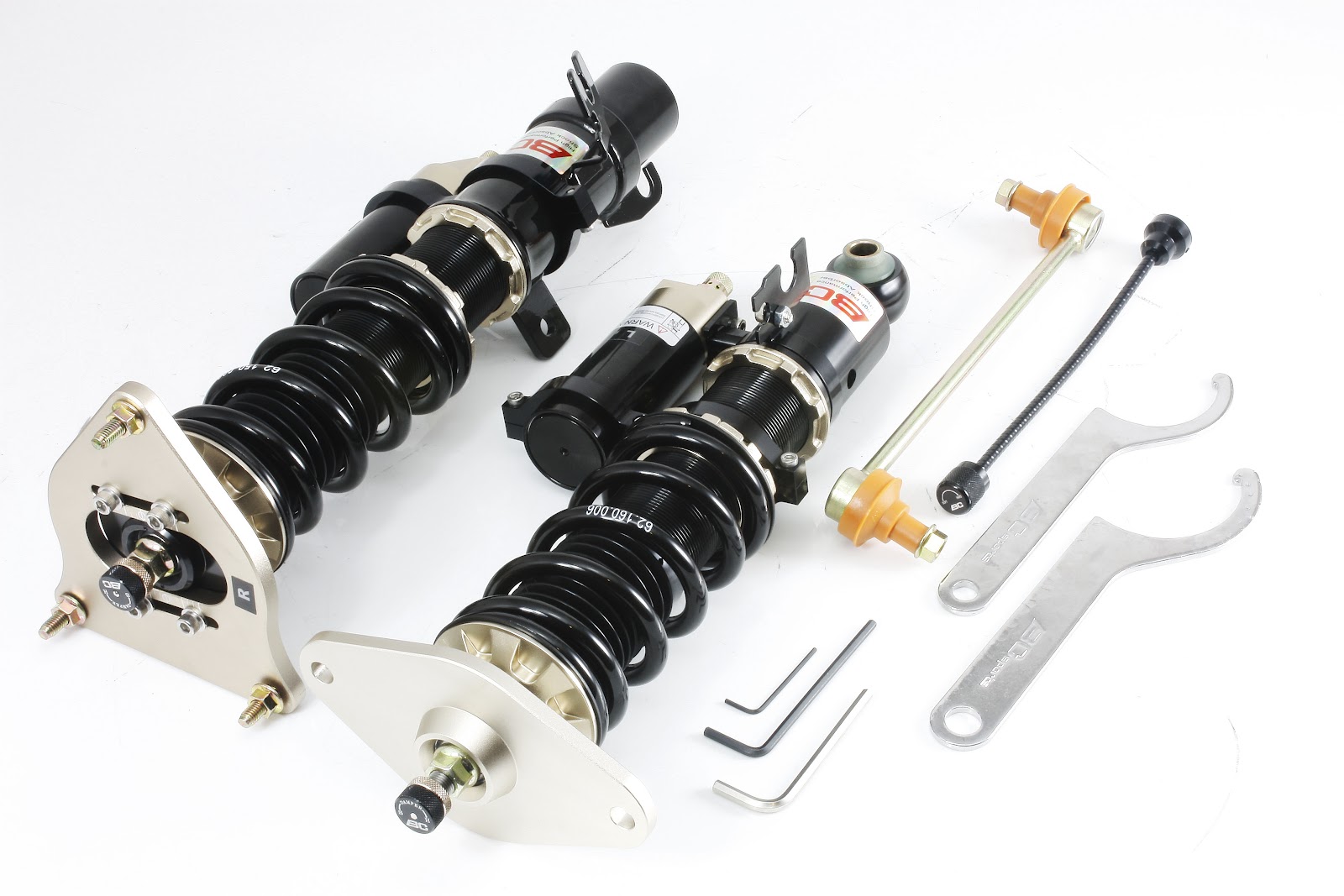 BC RACING ER COILOVER KIT FOR MINI COOPER (W/SPACER MIGHT BE NEEDED BR/ER) RE16/RE32/R53 2002–2006 - 7