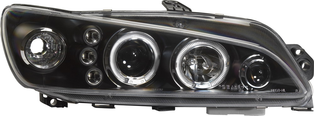 PEUGEOT 306 97-99 BLACK ANGELEYE HEADLIGHTS