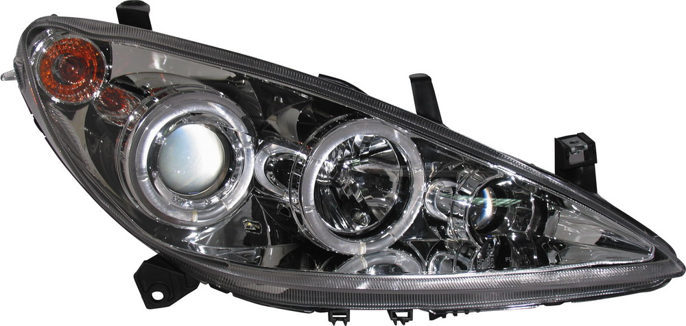 PEUGEOT 307 01-05 CHROME ANGELEYE HEADLIGHTS
