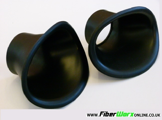 HONDA CIVIC 04-05 3D EP FRP BUMPER SCOOPS SET OF 2