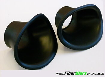 HONDA CIVIC 04-05 3D EP FRP BUMPER SCOOPS SET OF 2
