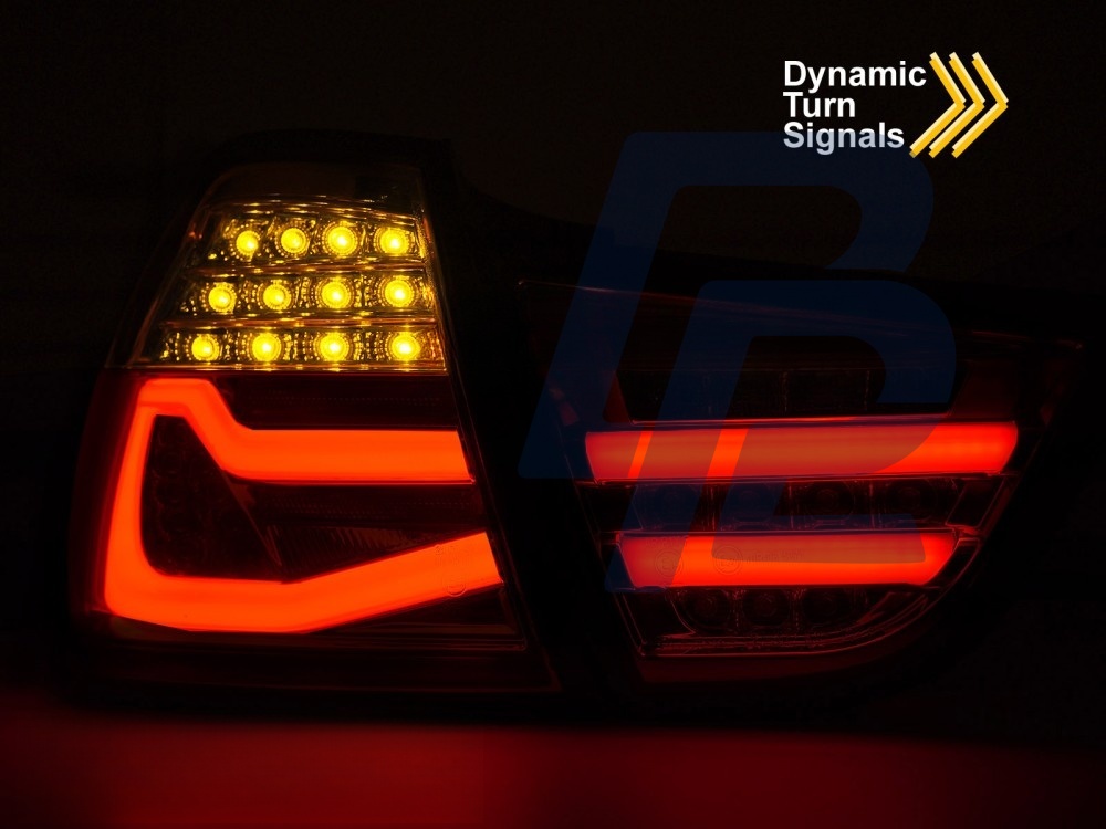 LED Bar Tail Lights Black Sequential for BMW E90 2009–2011 - 2