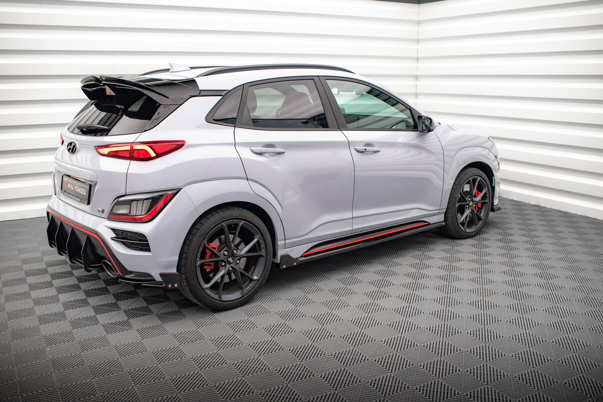 Side Skirts Diffusers V.1 + Flaps Hyundai Kona N Mk1 - 2