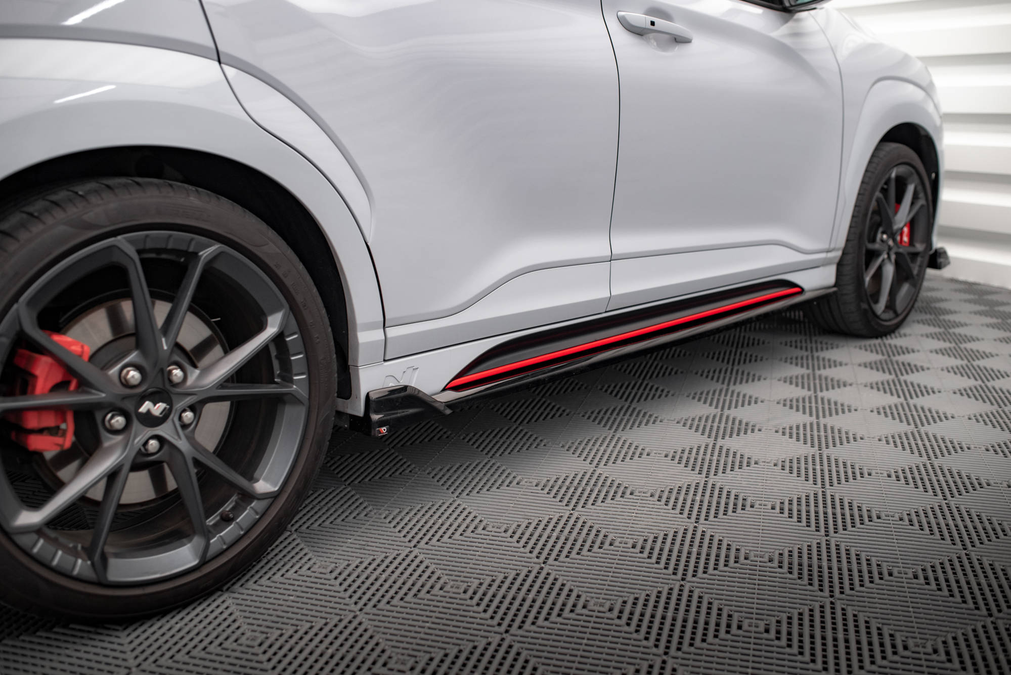 Side Skirts Diffusers V.1 + Flaps Hyundai Kona N Mk1 - 9