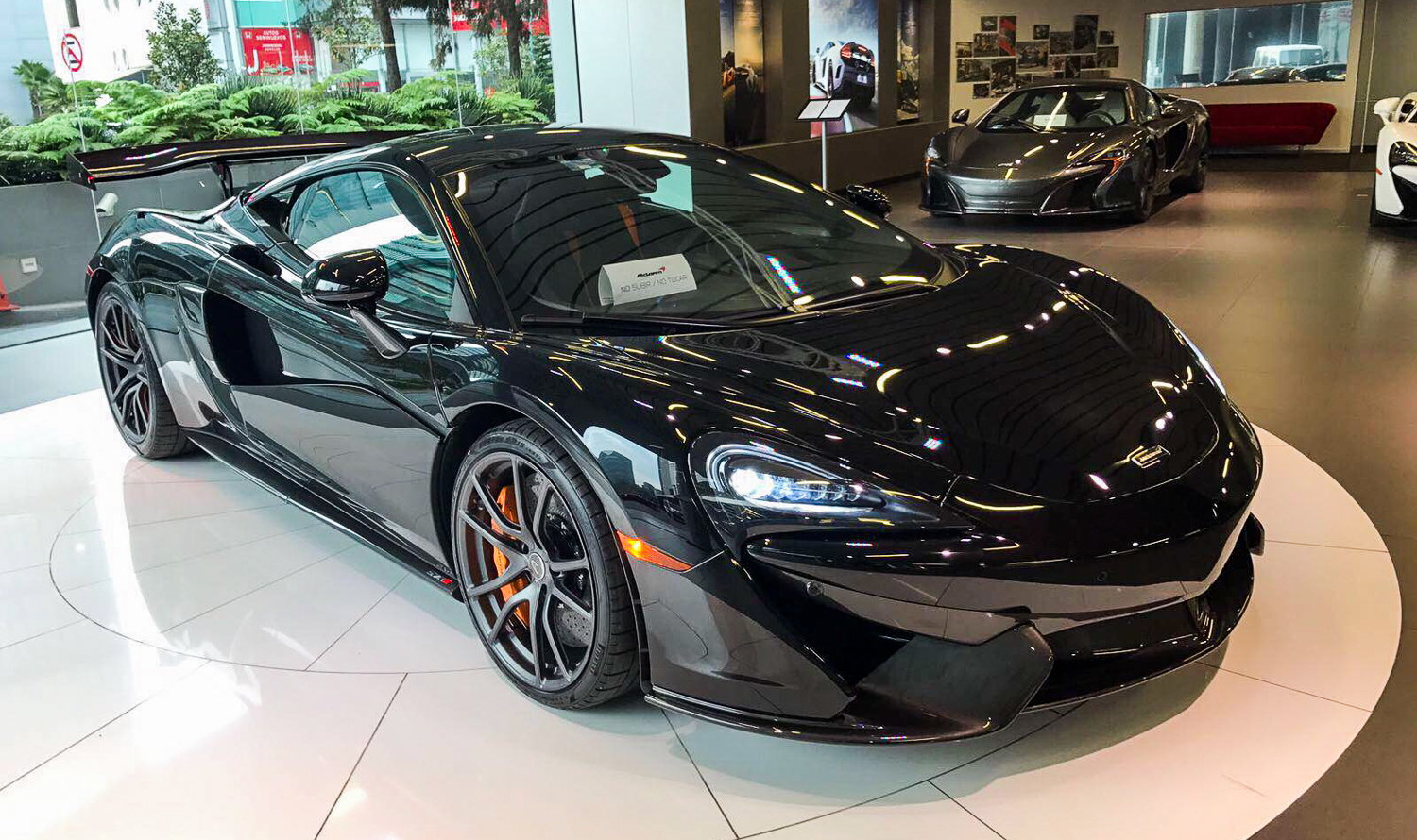 CARBON FIBER REAR SPOILER 67 INCH MCLAREN 570S AGENCY POWER - 11