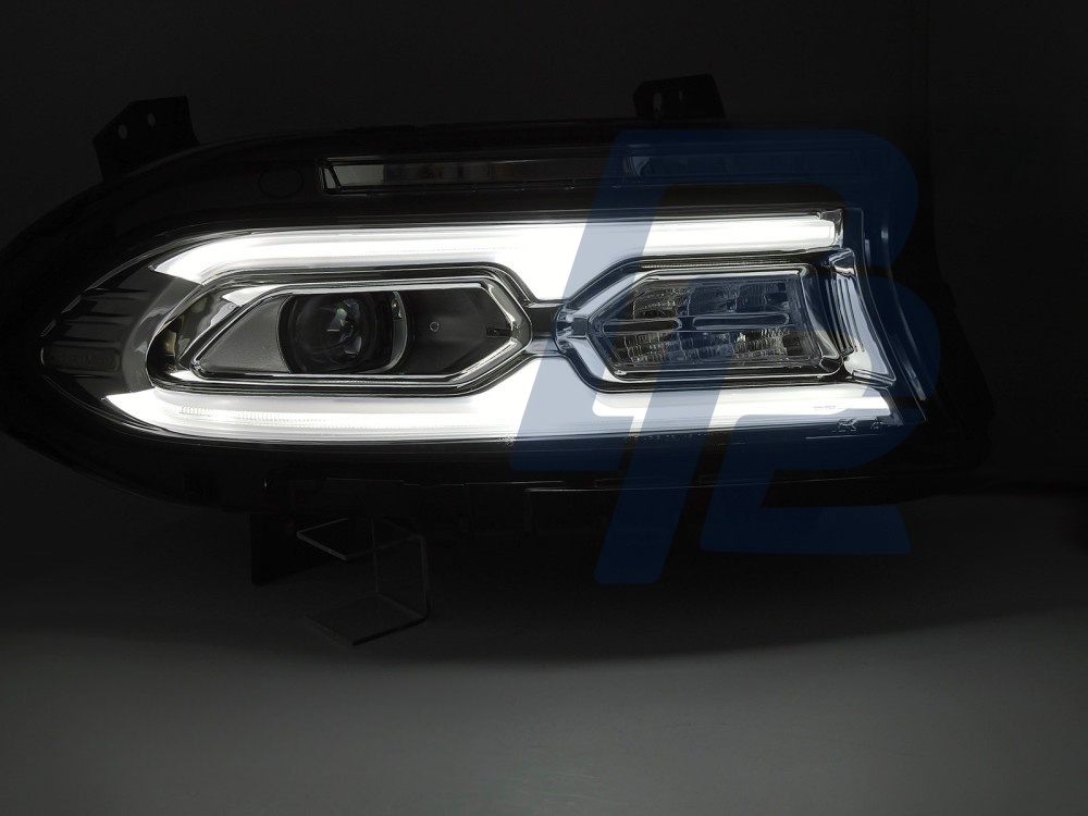 Full LED Headlights Chrome for Dodge Charger 2014–2023 - 4
