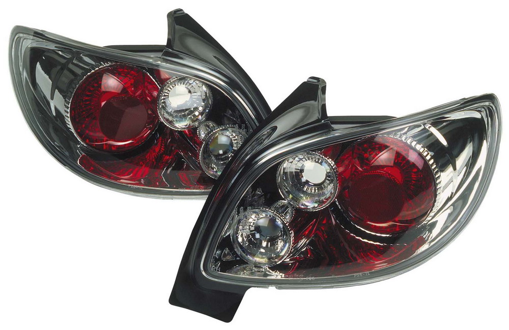 PEUGEOT 206 CC CHROME TAILLIGHTS