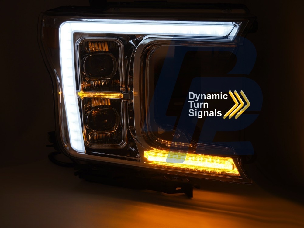 Full LED Headlights Chrome for Ford F150 MK13 2017–2020 - 3