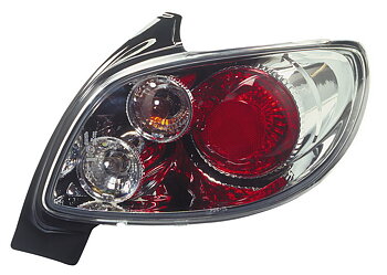 PEUGEOT 206 2/4D CHROME TAILLIGHTS