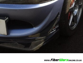 MITSIBISHI LANCER EVO VIII FPR FX FRONT CANARDS SET OF 2