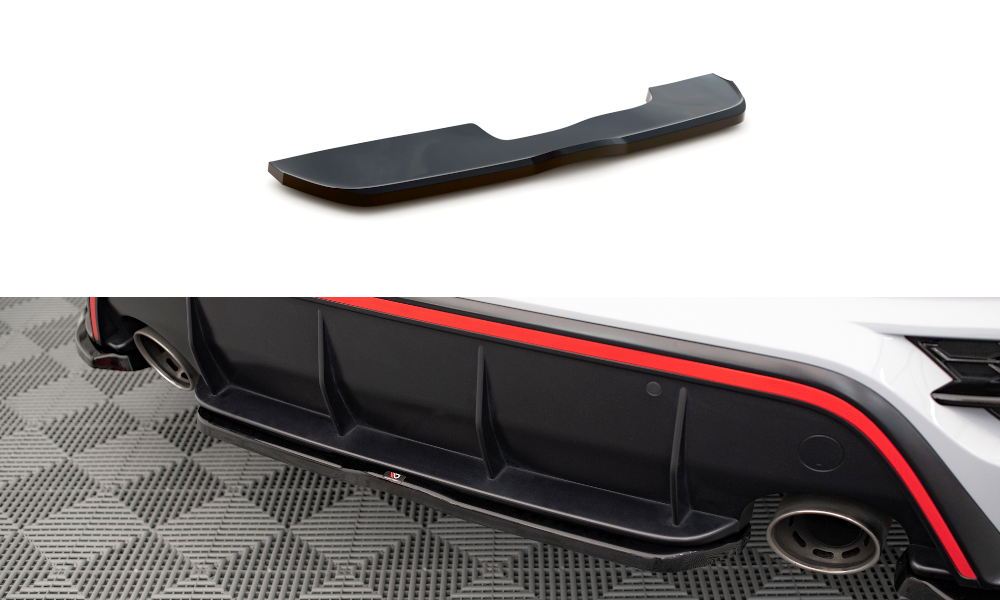 Central Rear Splitter Hyundai Kona N Mk1