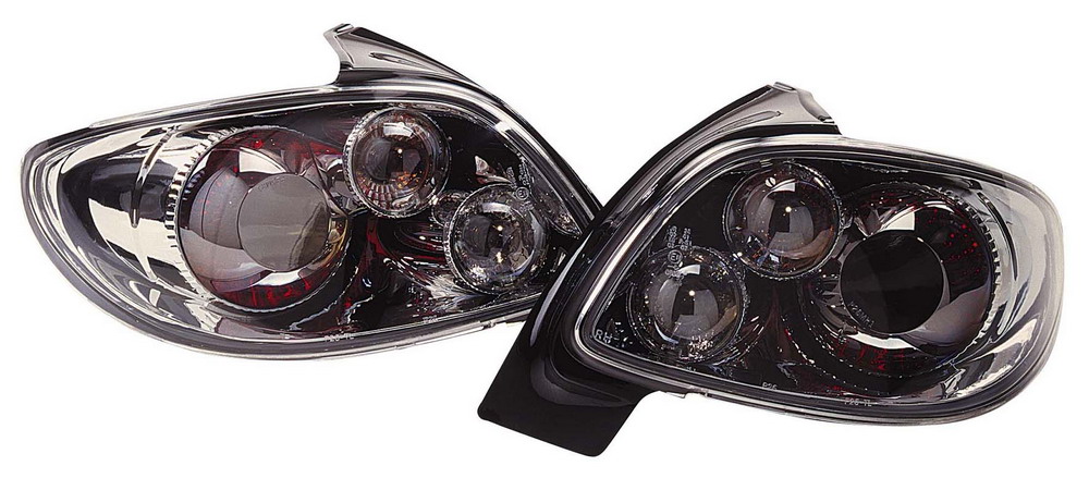 PEUGEOT 206 2/4D COMPLETE CHROME TAILLIGHTS