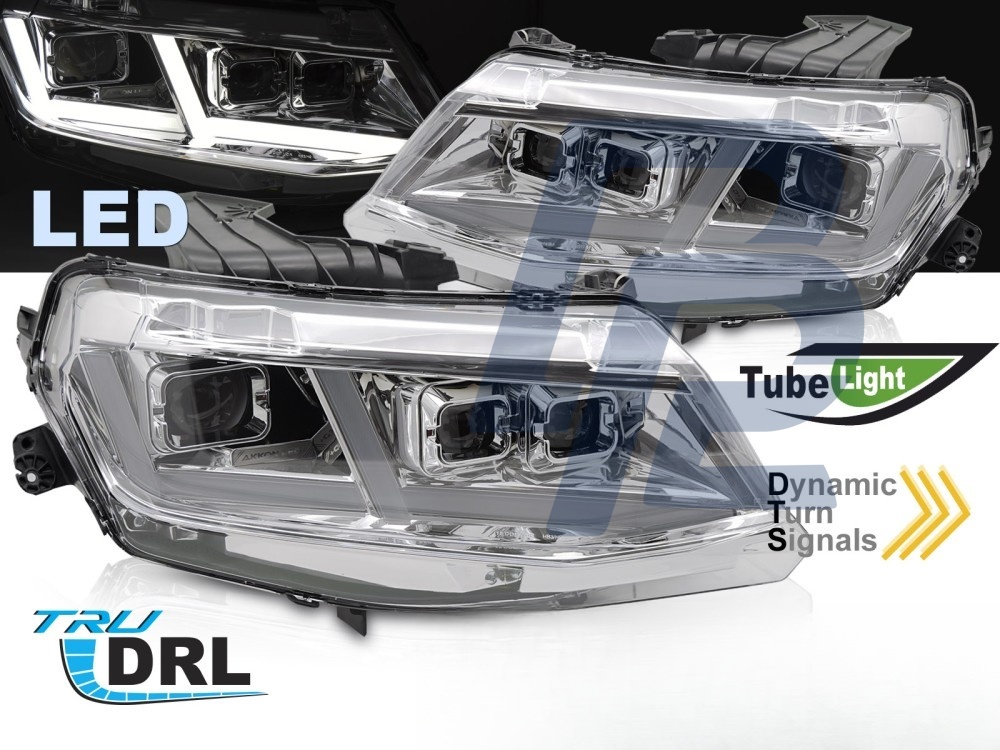 Headlights for Chevrolet Camaro 2016–2018 Full LED Chrome - 2