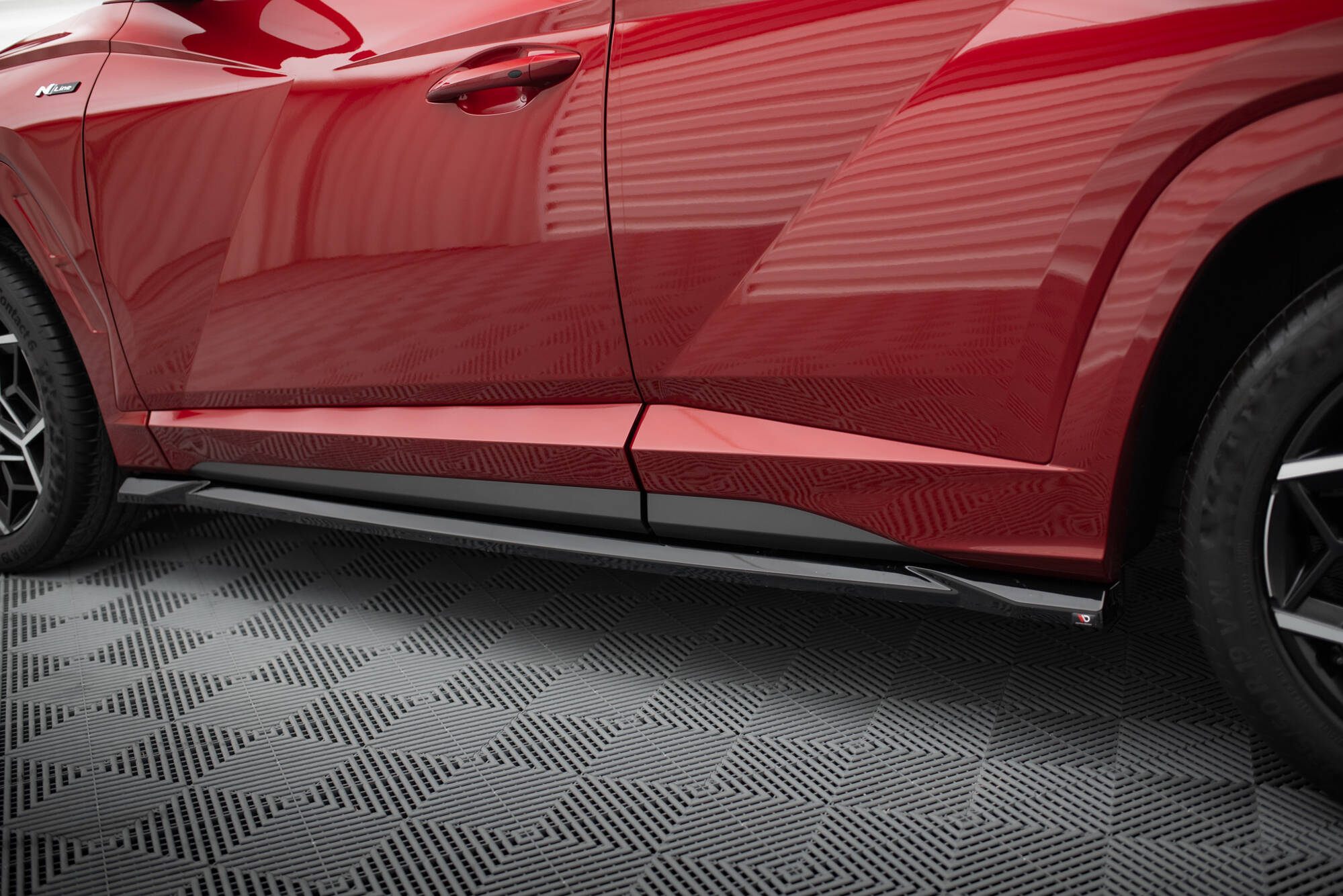 Side Skirts Diffusers Hyundai Tucson N-Line Mk4 - 4