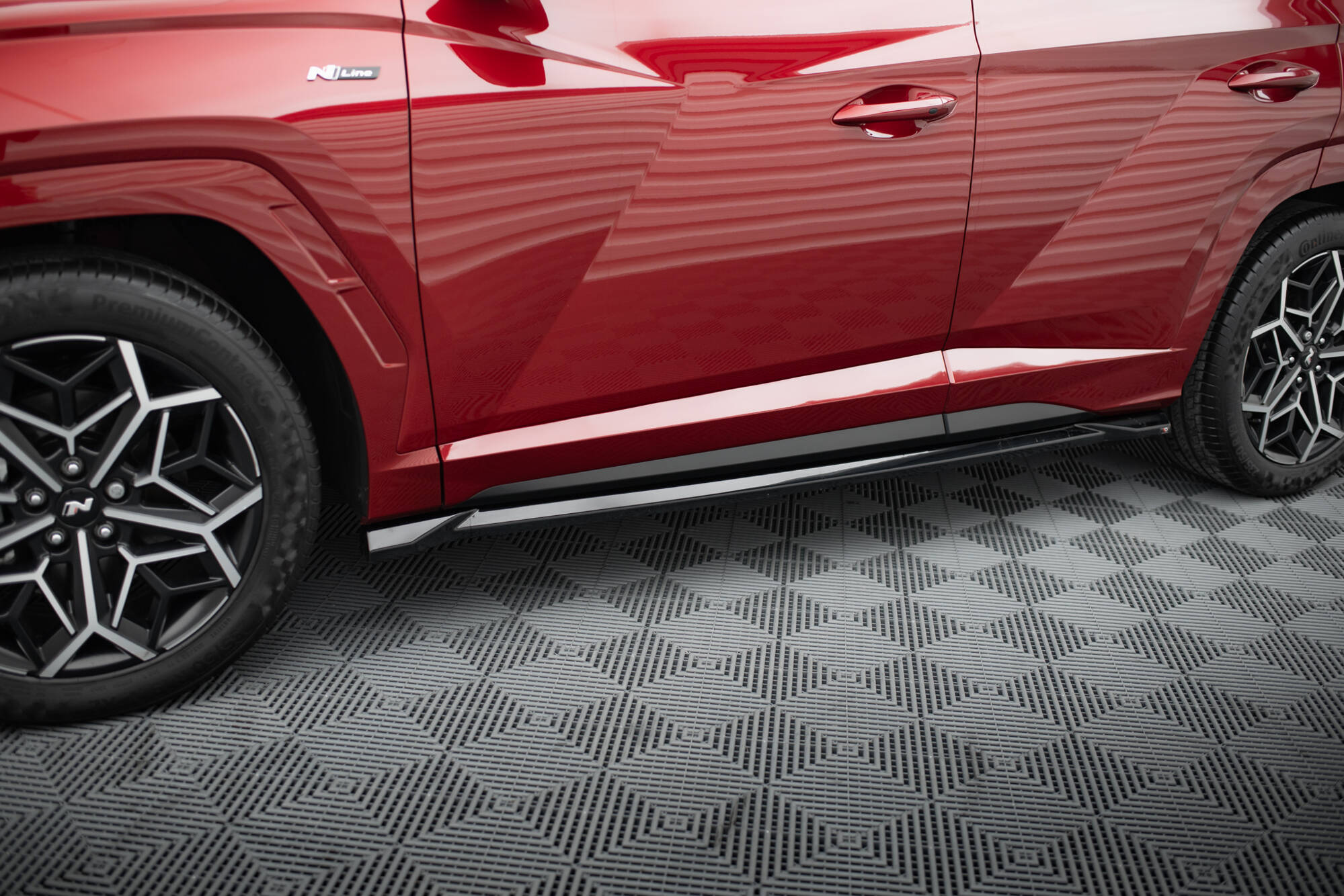 Side Skirts Diffusers Hyundai Tucson N-Line Mk4 - 3