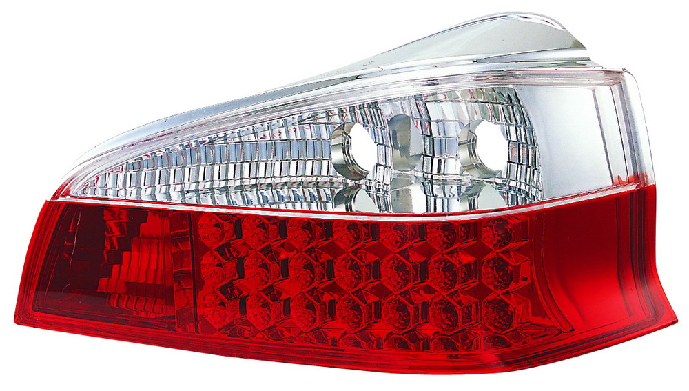 PEUGEOT 106 96-98 RED/CLEAR LED TAILLIGHTS