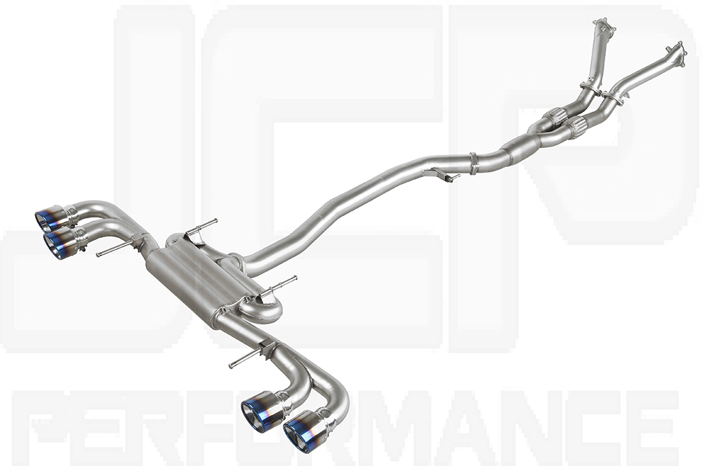 NISSAN GTR R35 08+ JCP CATBACK SYSTEM TIT QUAD TIPS
