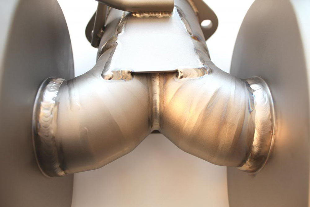 NISSAN GTR R35 08+ LINNEY GTC TITAN TITANIUM EXHAUST 102MM - 6