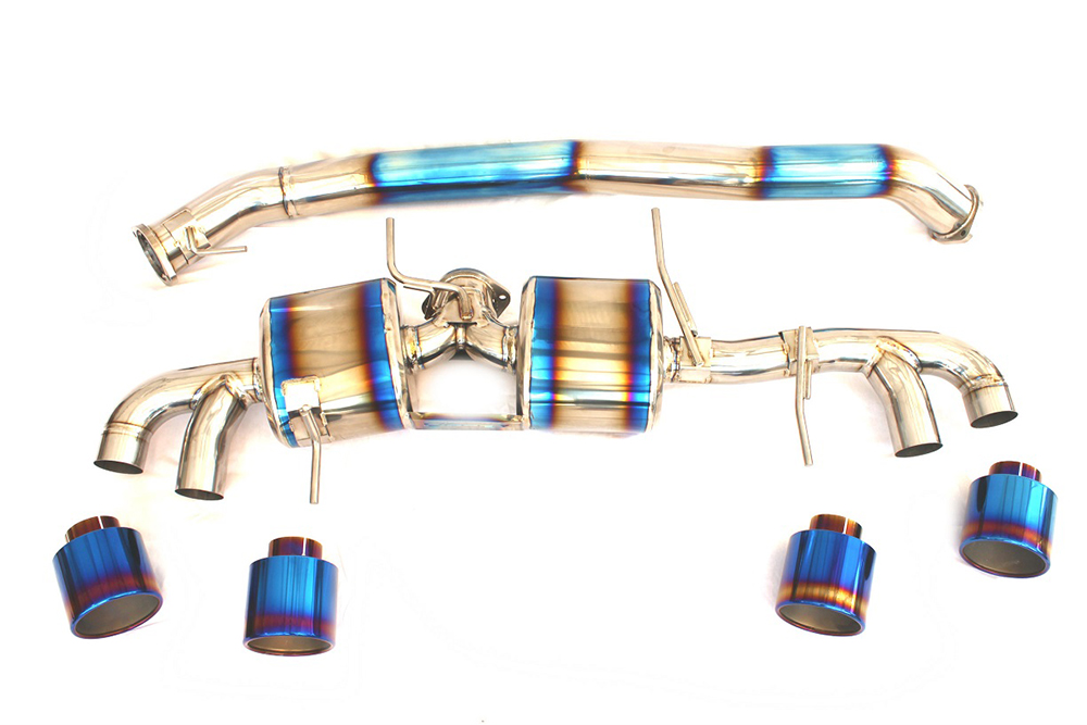 NISSAN GTR R35 08+ LINNEY GTC TITAN TITANIUM EXHAUST 102MM