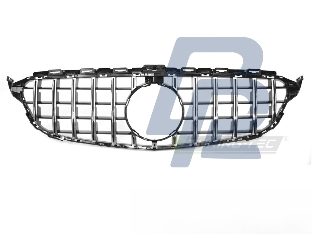 Grille Sport Black/Chrome for Mercedes W205 2014–2021 / S205 2014–2021 / C205 2015–2023 / A205 2016–2023 - 3