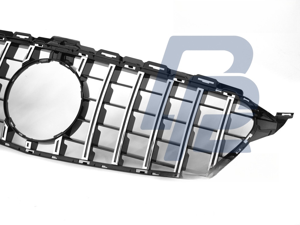Grille Sport Black/Chrome for Mercedes W205 2014–2021 / S205 2014–2021 / C205 2015–2023 / A205 2016–2023 - 4