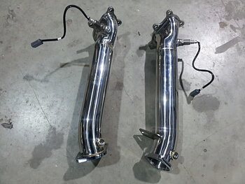 NISSAN GTR R35 08+ LINNEY GTC CAST DOWNPIPES 2PCS
