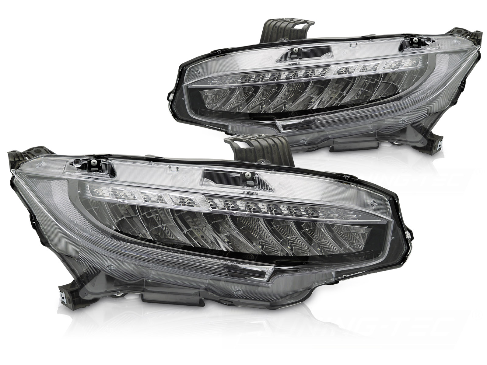 FULL-LED-STRÅLKASTARE TILL HONDA CIVIC X 2016-2021