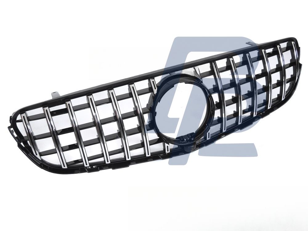 Grille Sport Black/Chrome with Camera Hole for Mercedes GLC W253 2015–2018 - 4