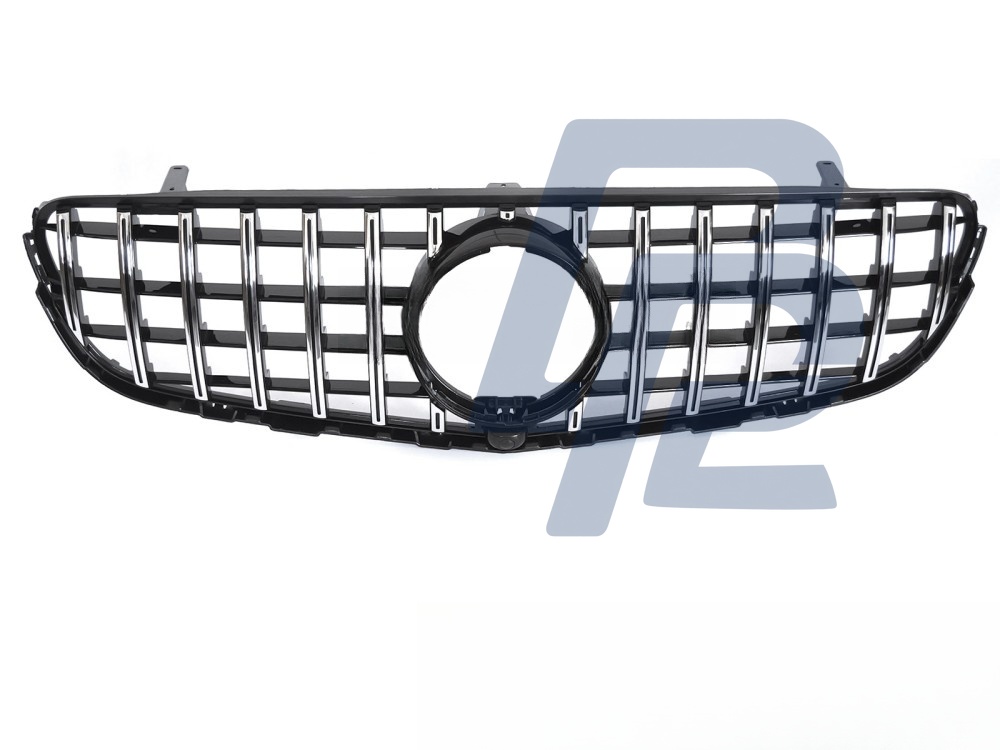 Grille Sport Black/Chrome with Camera Hole for Mercedes GLC W253 2015–2018 - 3