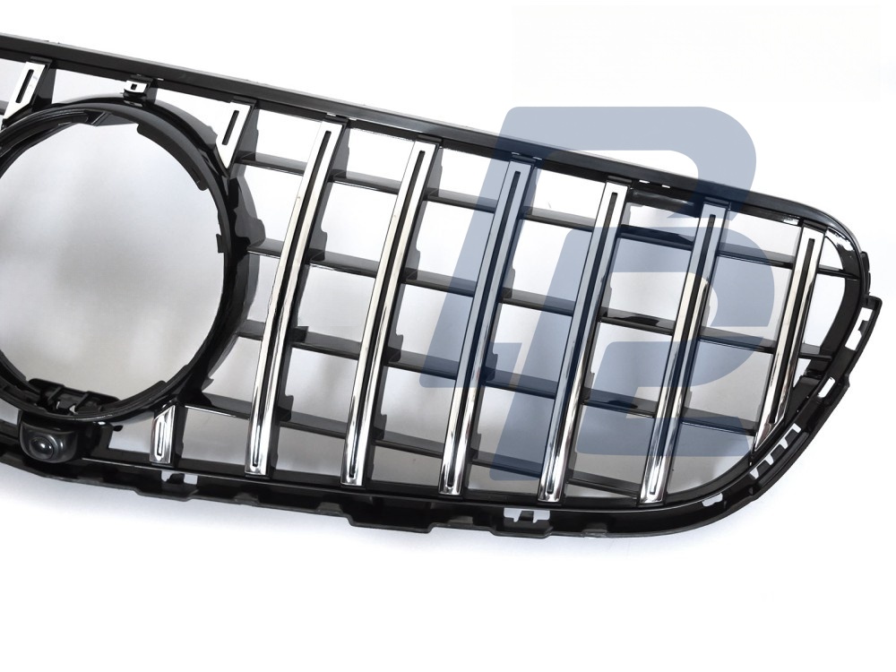 Grille Sport Black/Chrome with Camera Hole for Mercedes GLC W253 2015–2018 - 2