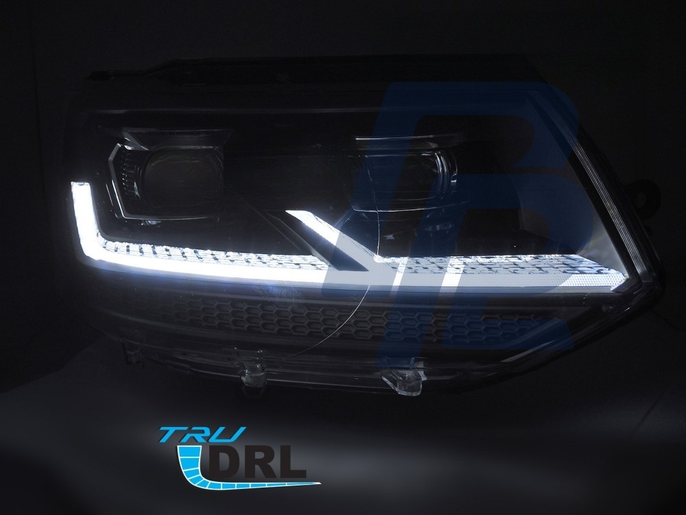 Headlights Full LED Chrome DRL for VW T5.1 2010–2015 - 2
