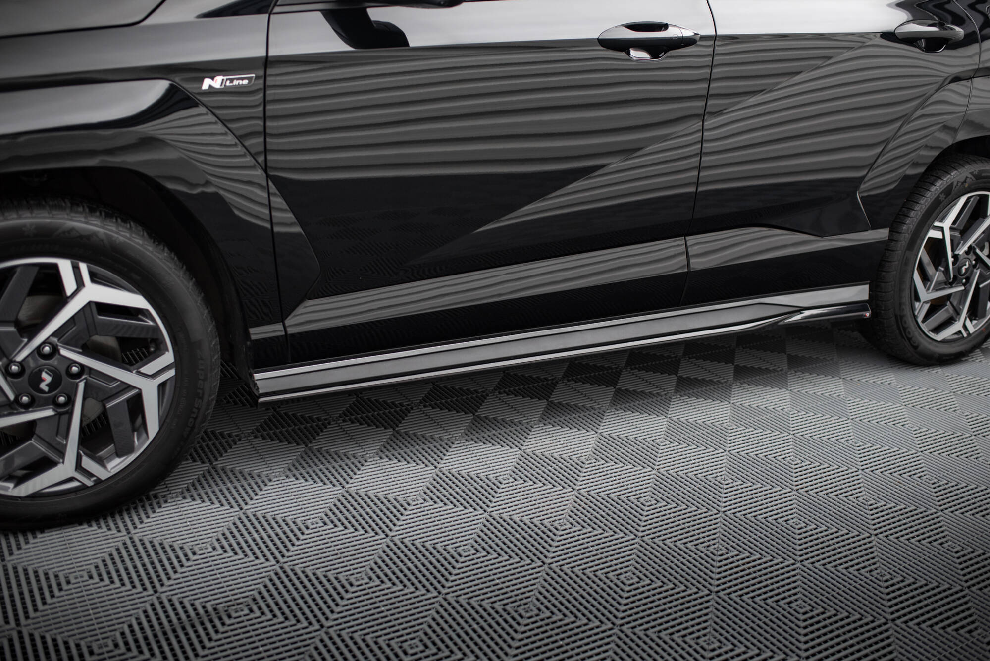 Side Skirts Diffusers Hyundai Kona N-line Mk2 - 3