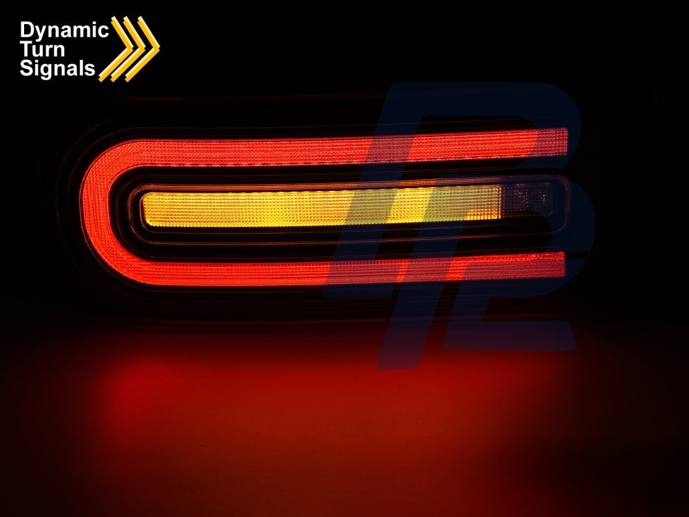 LED Tail Lights Red/Clear for Mercedes W464 G-Class 2018– - 3