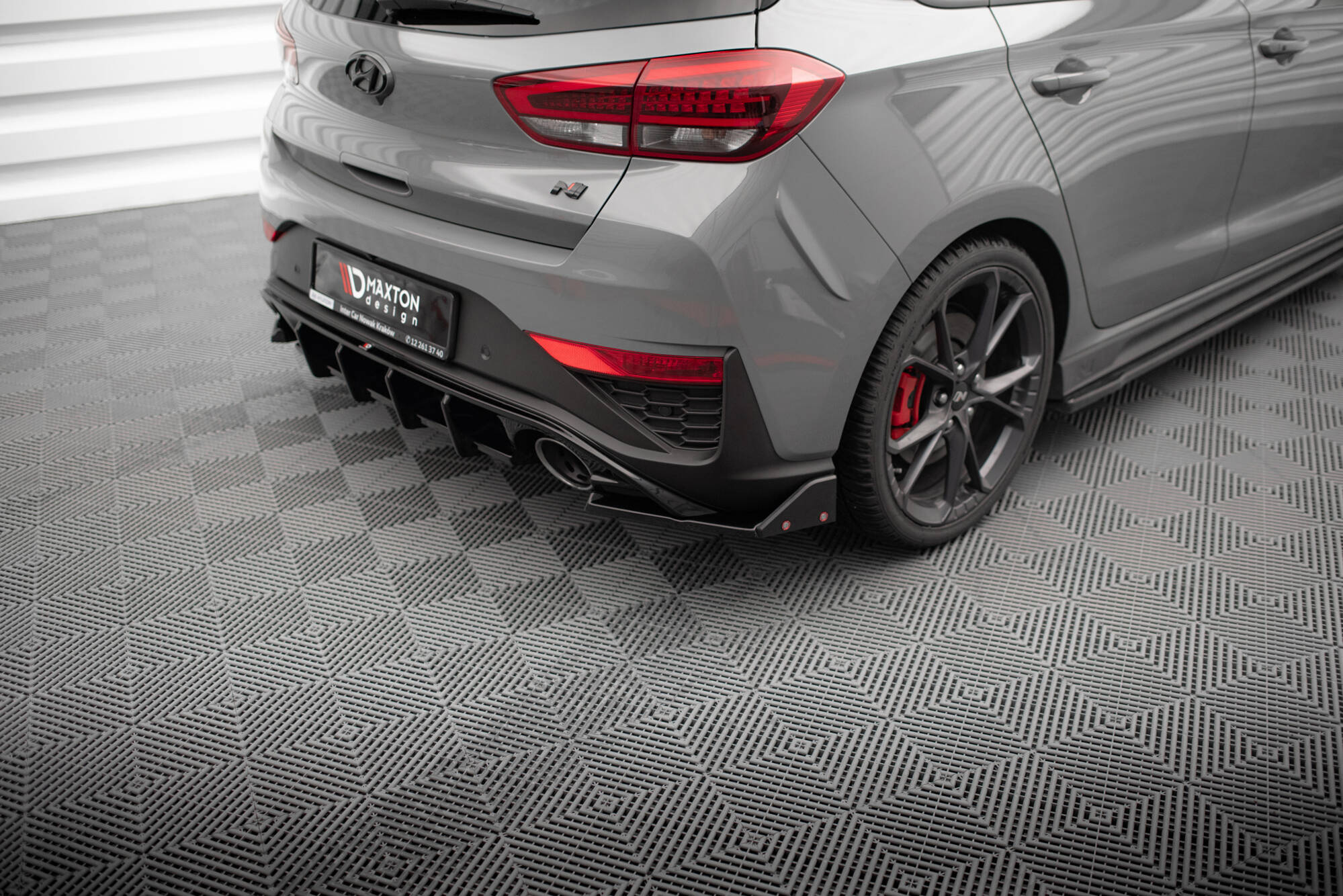Rear Side Splitters V.4 + Flaps Hyundai I30 N Hatchback Mk3 Facelift - 2