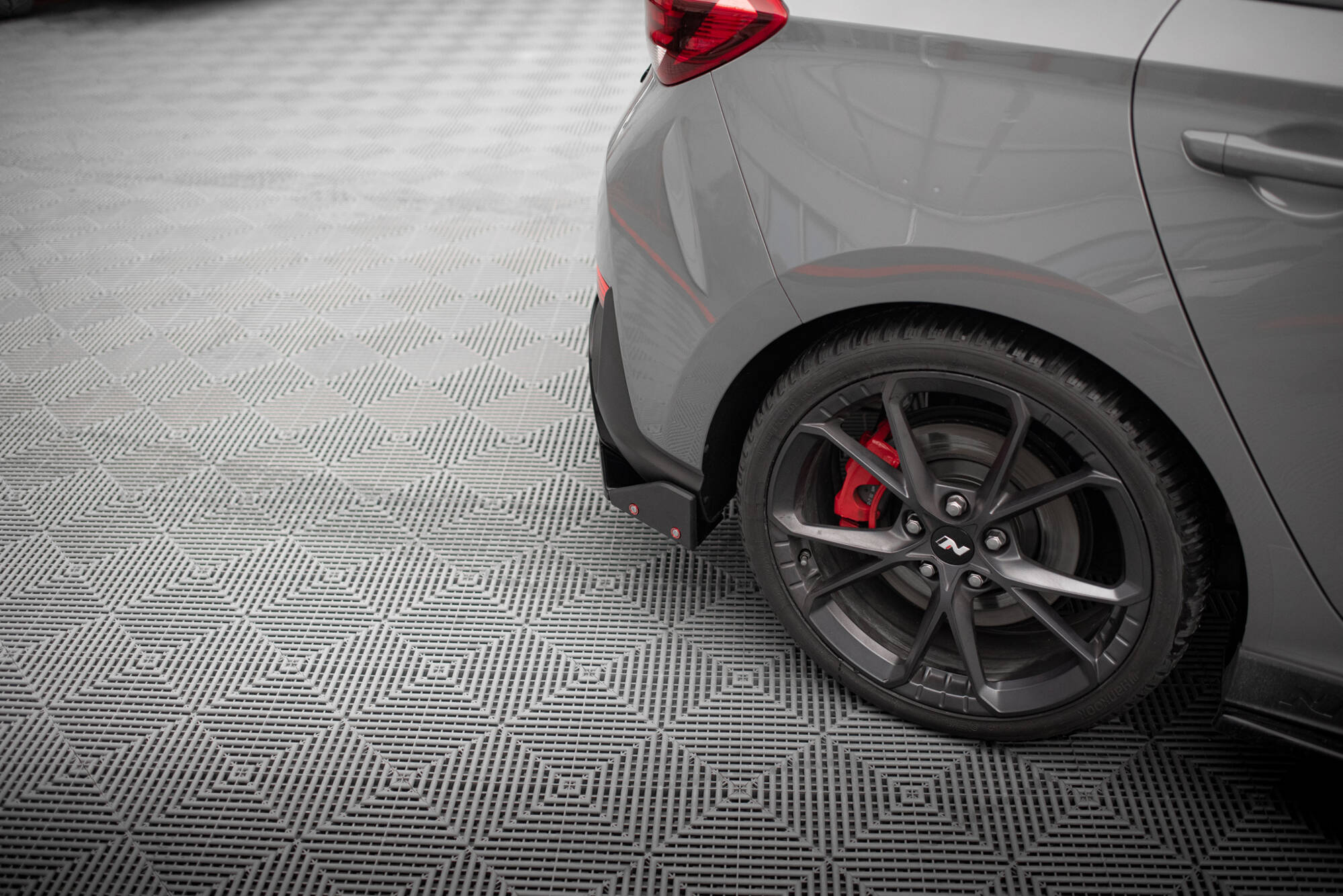 Rear Side Splitters V.4 + Flaps Hyundai I30 N Hatchback Mk3 Facelift - 3