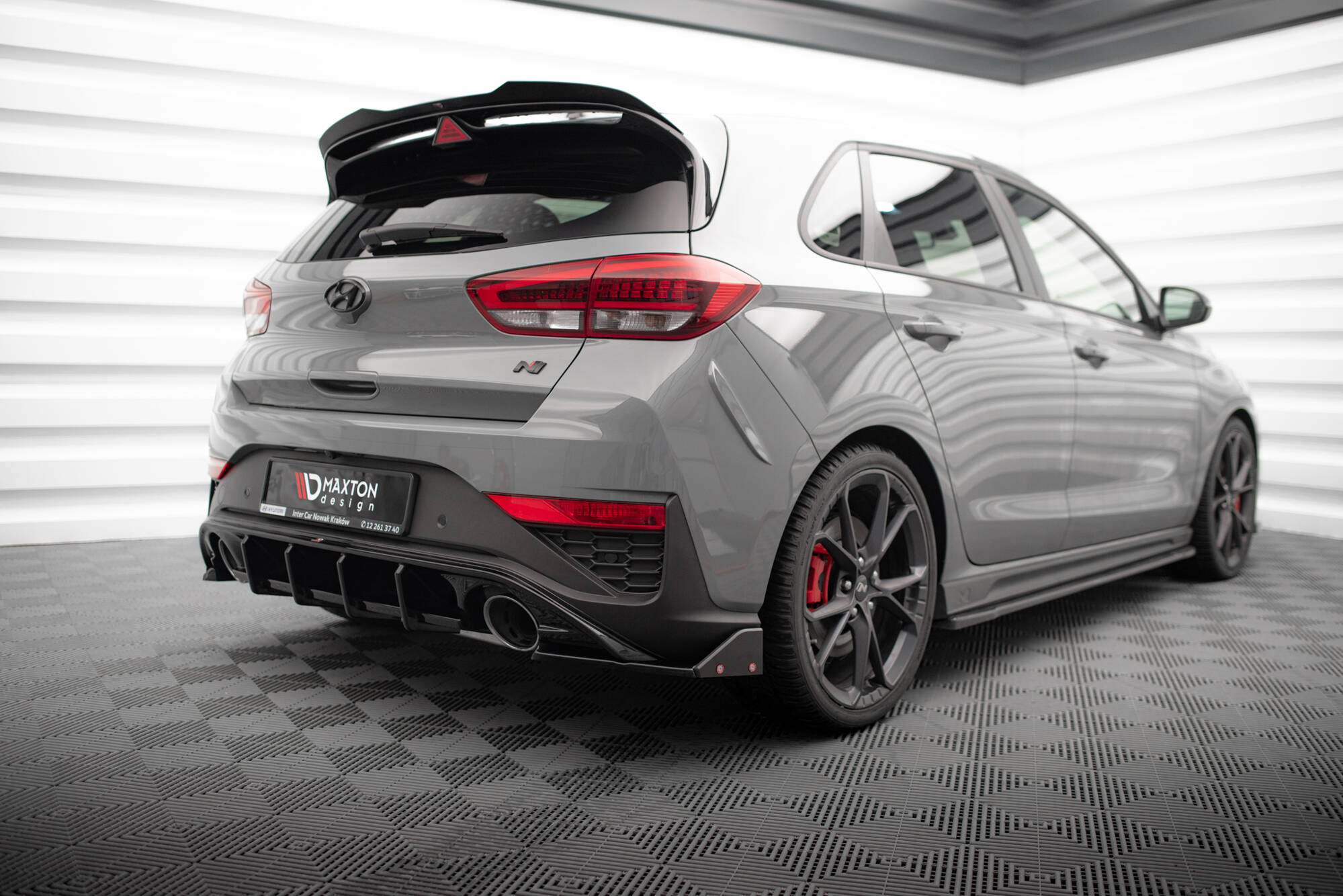 Rear Side Splitters V.4 + Flaps Hyundai I30 N Hatchback Mk3 Facelift - 4