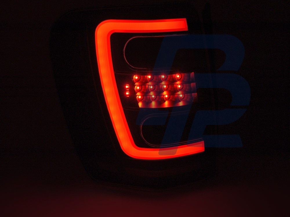 Tail Lights for Jeep Grand Cherokee 99-05.05 Black Clear LED - 3