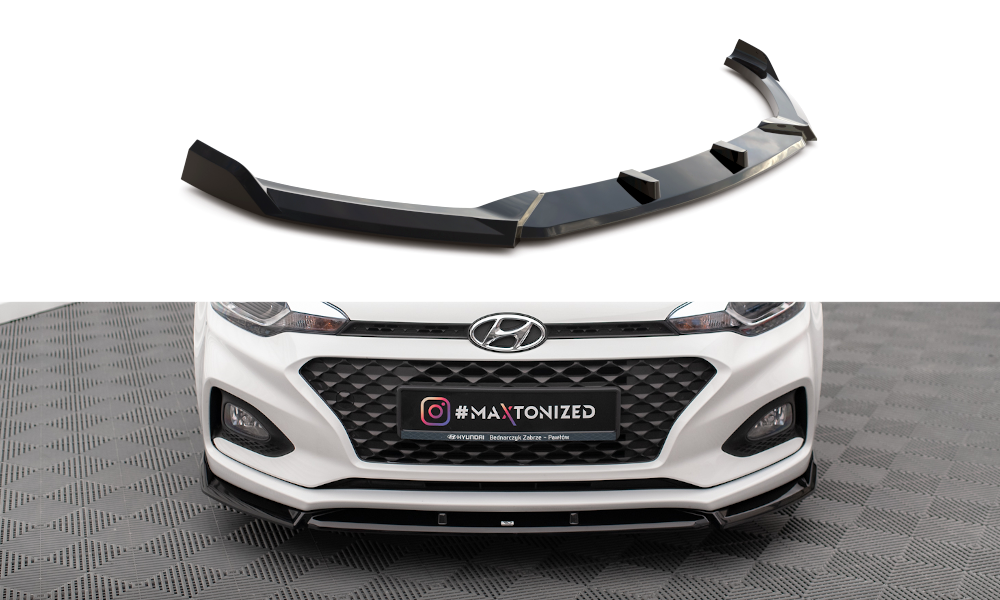 Front Splitter Front Splitter V.2 Hyundai I20 Mk2 Facelift