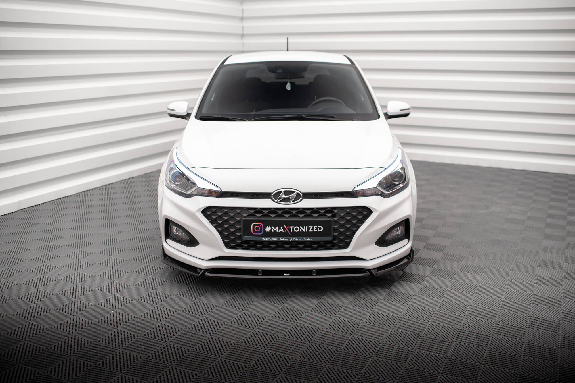 Front Splitter Front Splitter V.2 Hyundai I20 Mk2 Facelift - 2