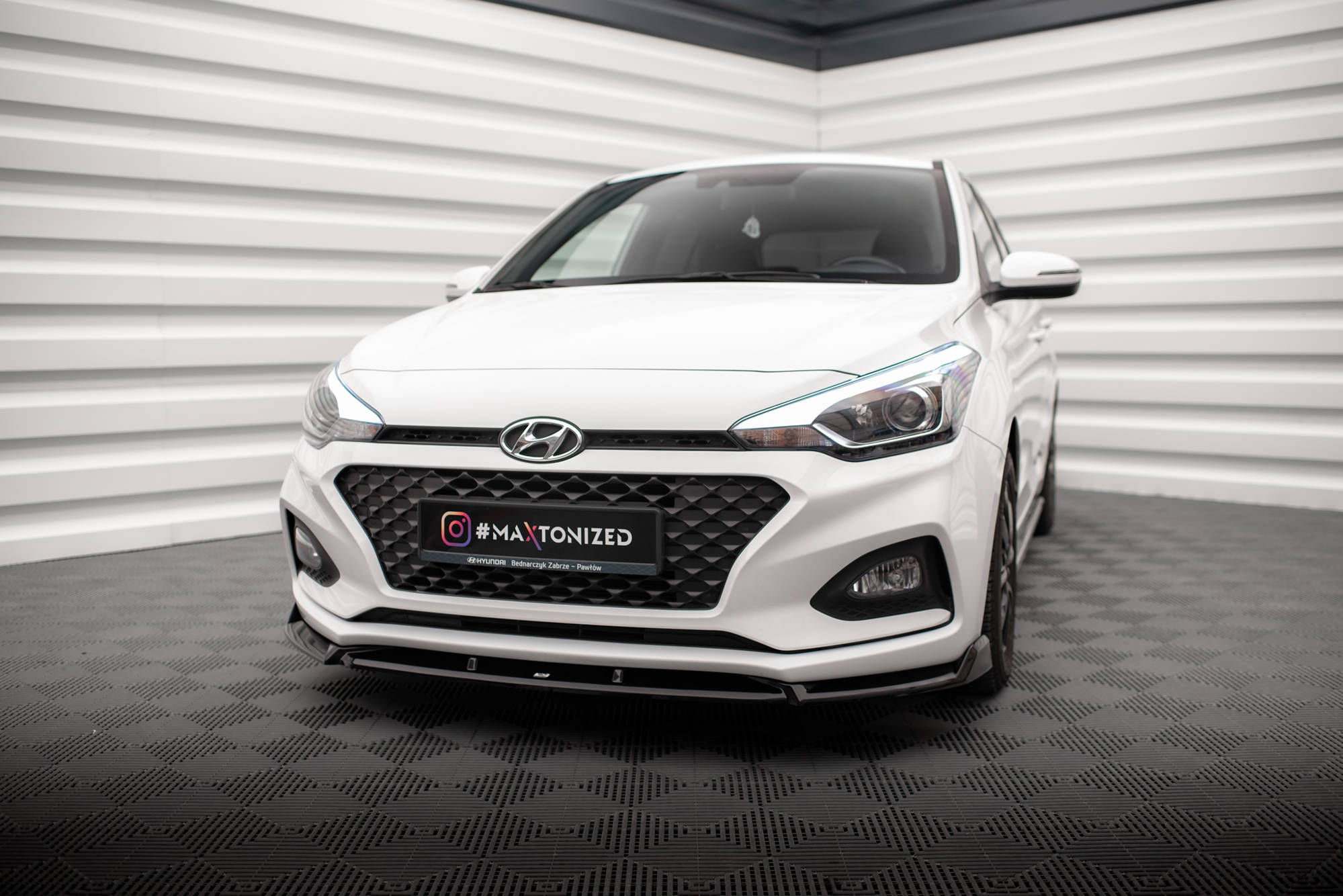 Front Splitter Front Splitter V.2 Hyundai I20 Mk2 Facelift - 4