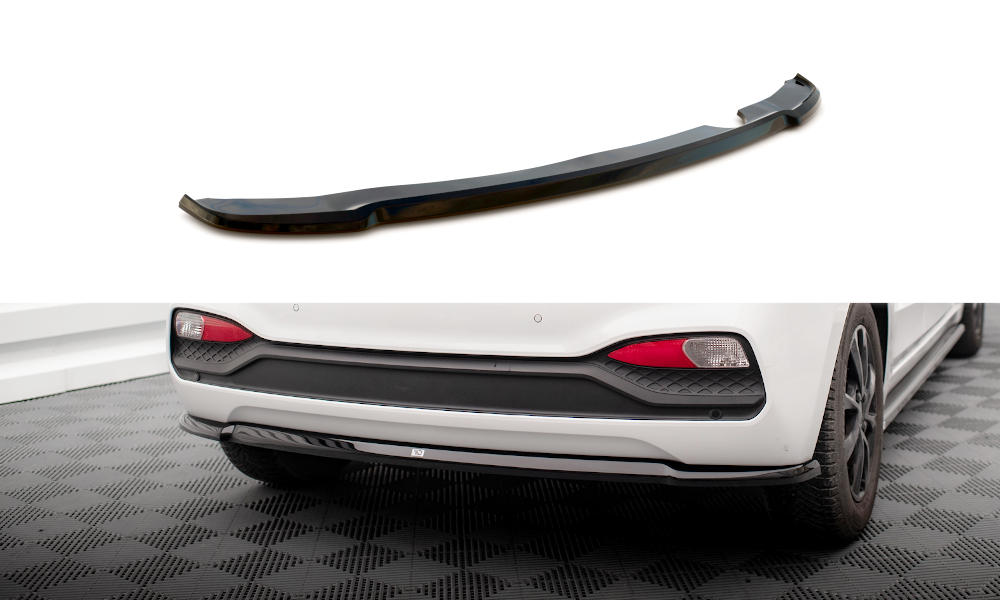 Central Rear Splitter Hyundai I20 Mk2 Facelift