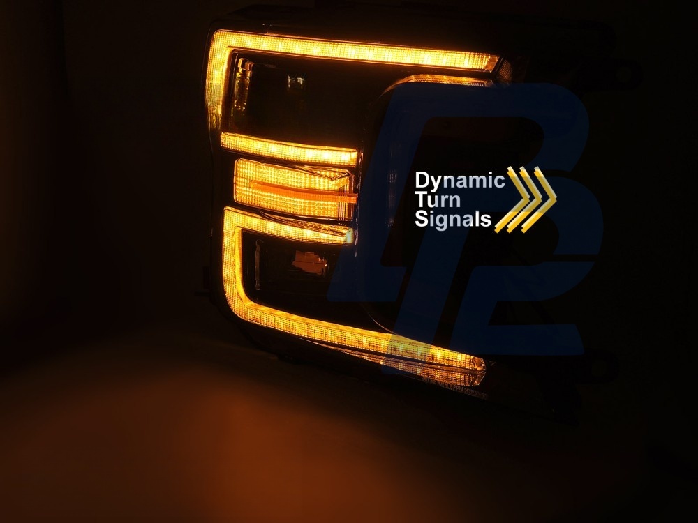 LED Headlights Black DRL Sequential for Ford F150 MK13 2017–2020 - 5