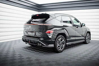 Central Rear Splitter (Vertical Bars) Hyundai Kona N-Line Mk2
