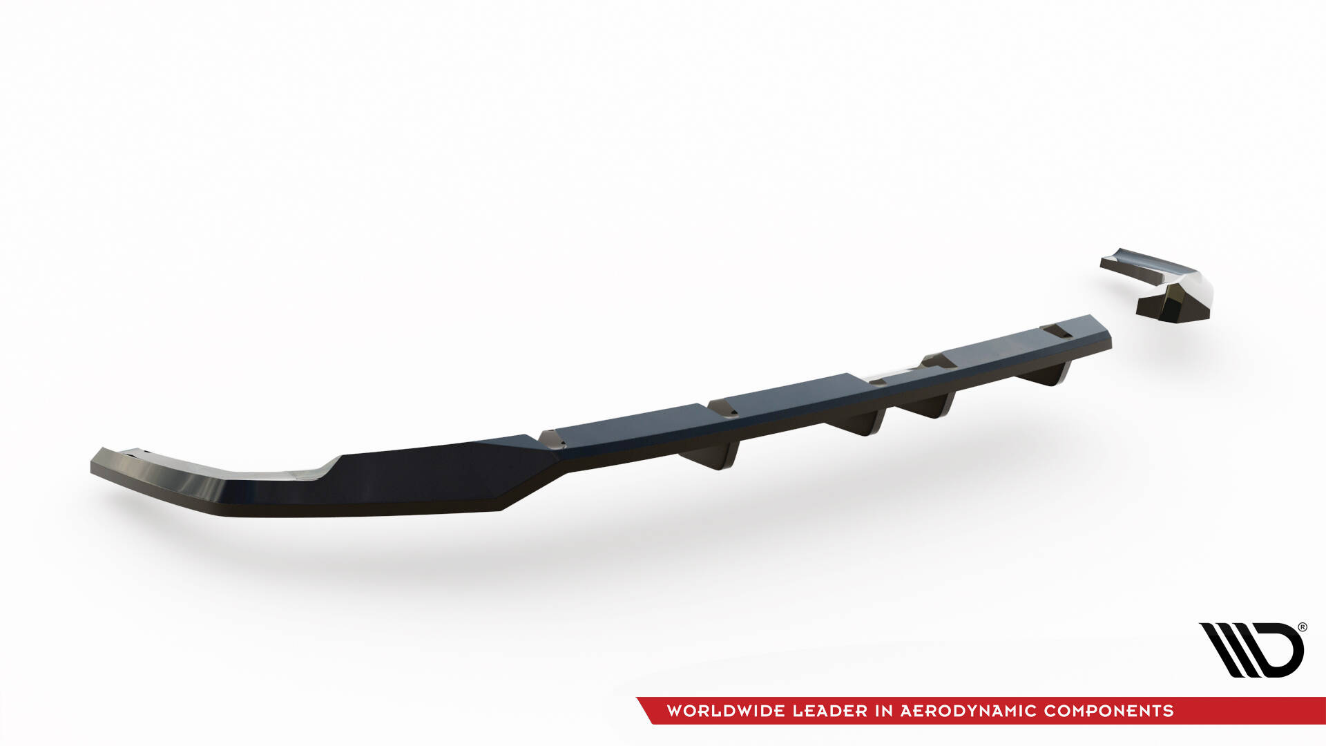 Central Rear Splitter (Vertical Bars) Hyundai Kona N-Line Mk2 - 5