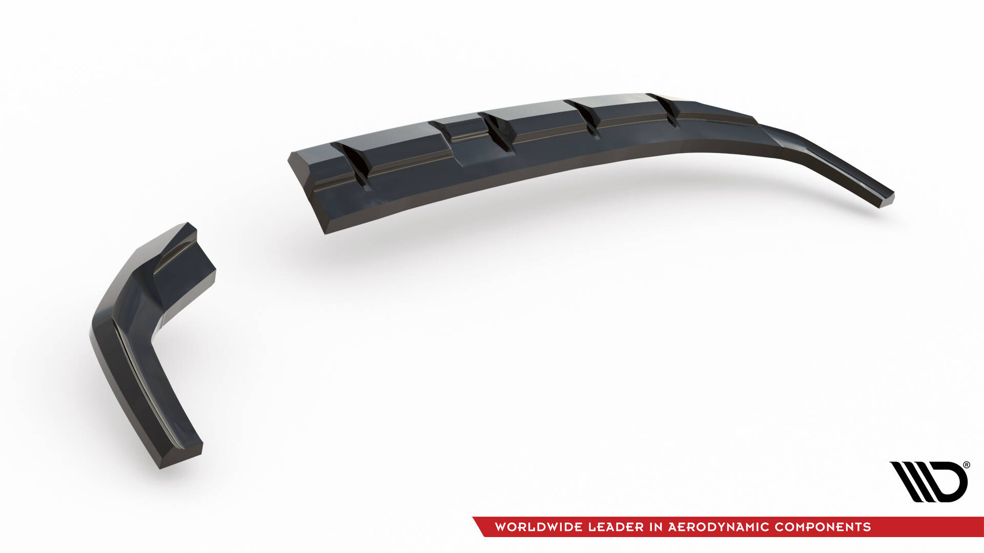 Central Rear Splitter (Vertical Bars) Hyundai Kona N-Line Mk2 - 6
