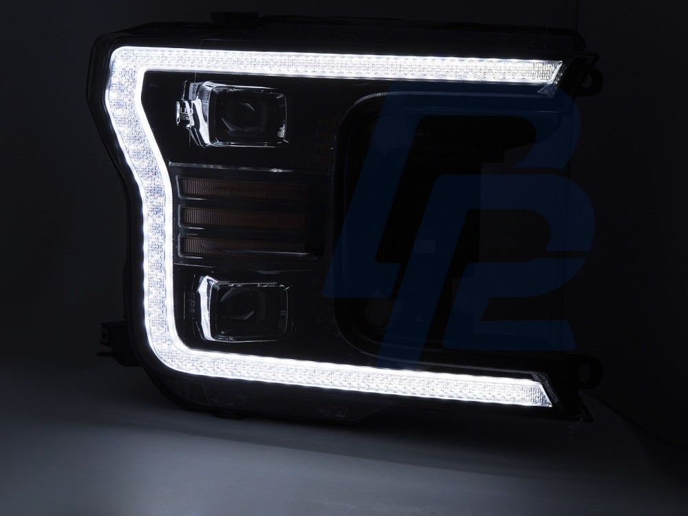 LED Headlights Black DRL for Ford F150 MK13 2017–2020 - 5