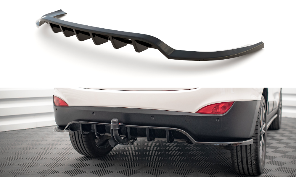 Central Rear Splitter (Vertical Bars) Hyundai IX35 Mk1