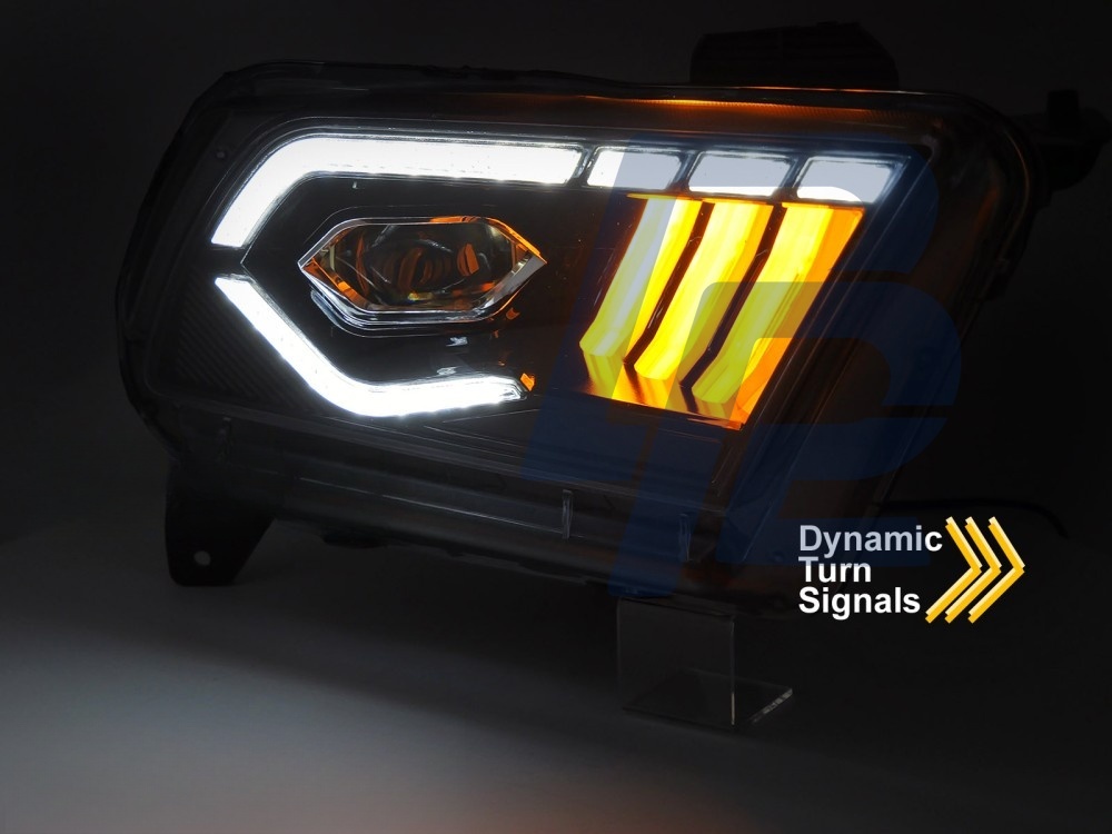 LED Headlights Black DRL for Ford Mustang 2010–2013 - 2