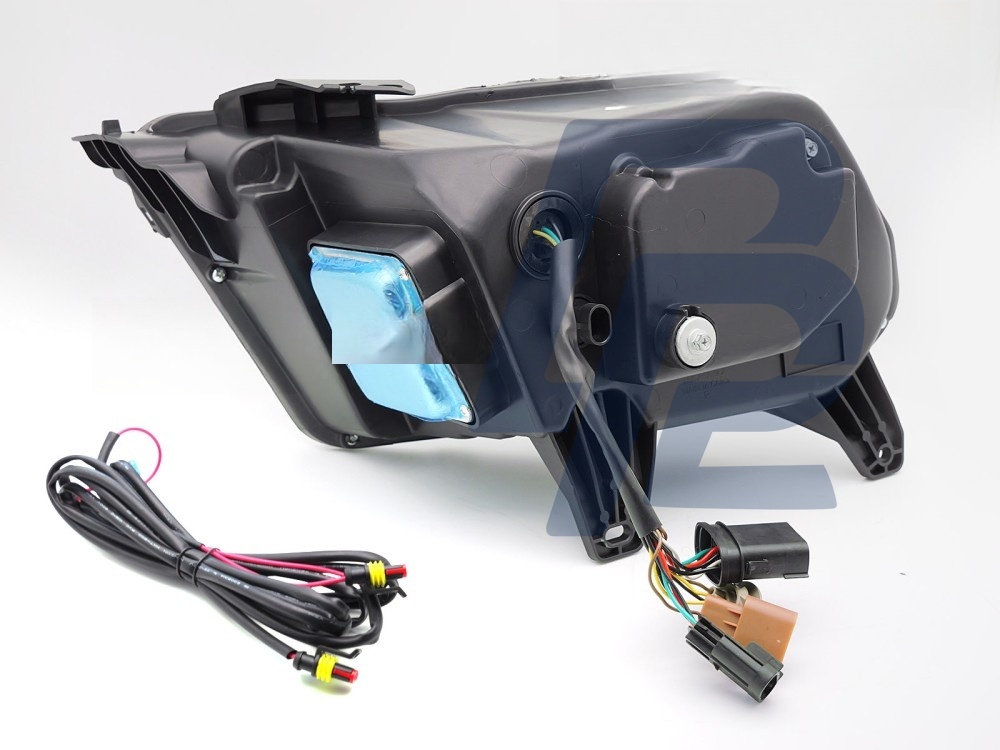 LED Headlights Black DRL for Ford Mustang 2010–2013 - 5